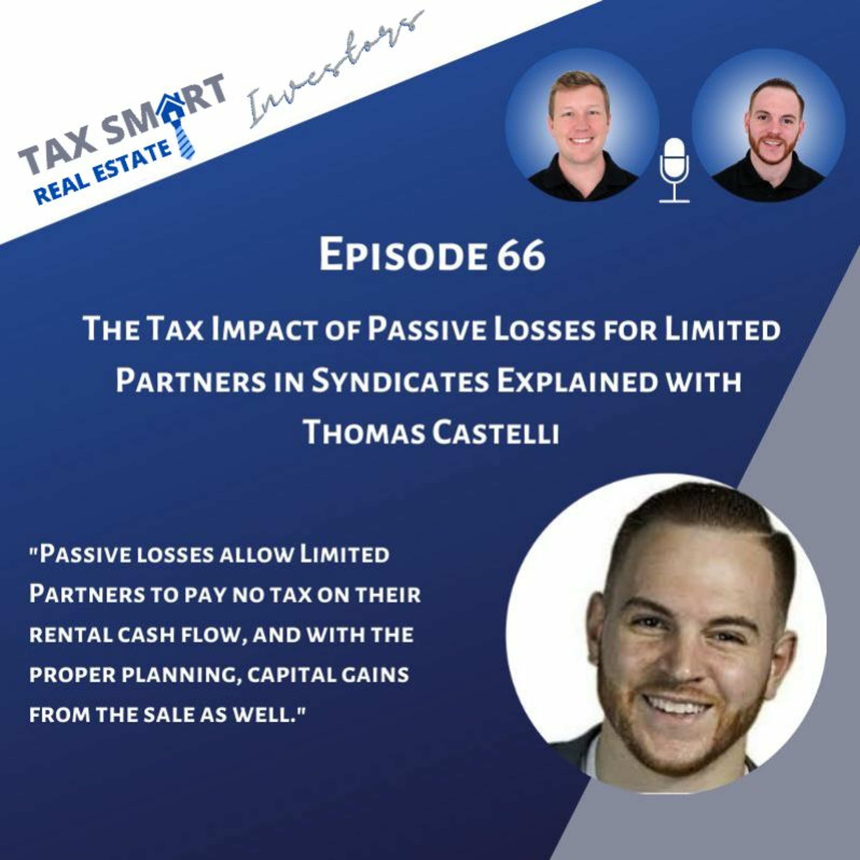 66. The Tax Impact of Passive Losses for Limited Partners in Syndicates Explained