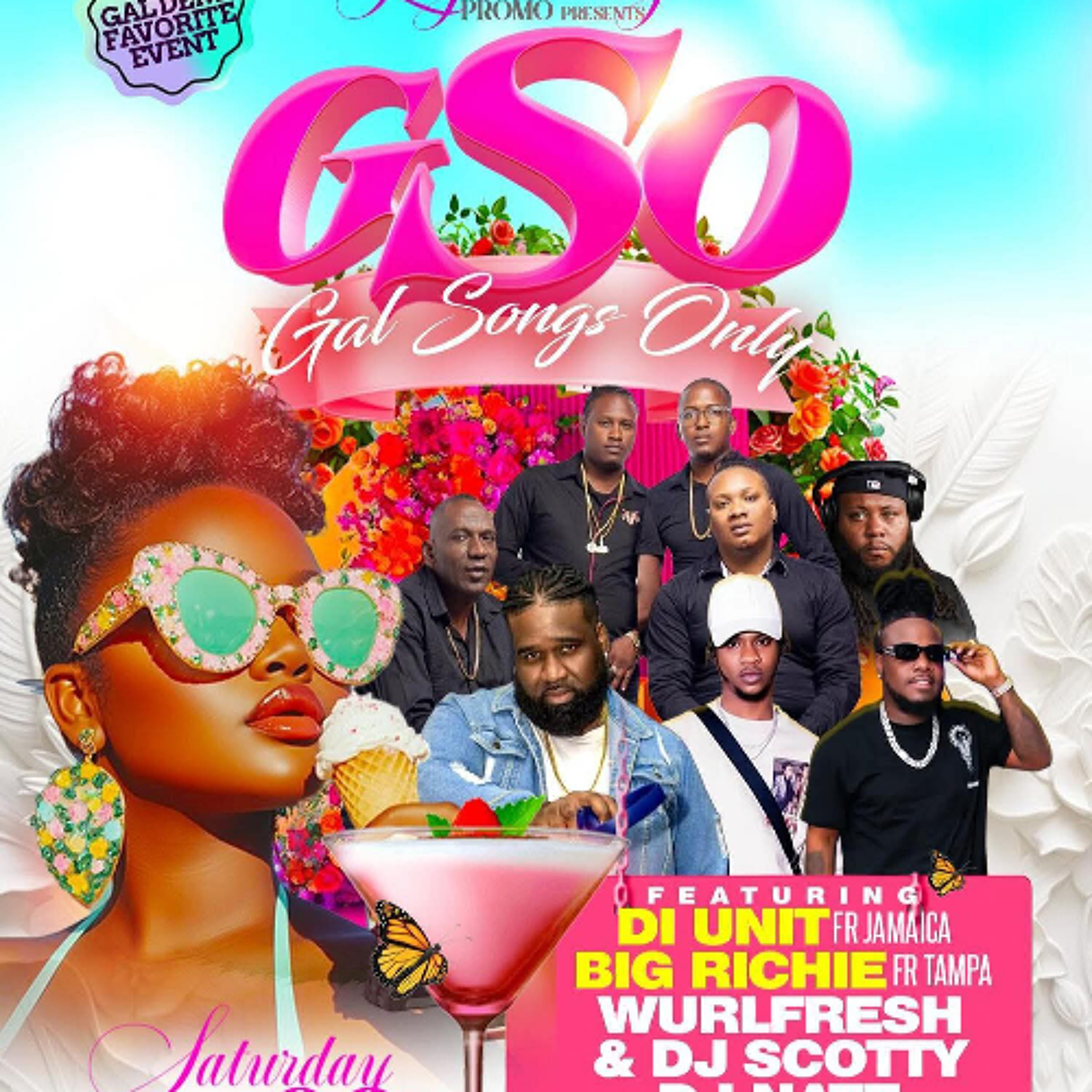 GSO GAL SONGS ONLY MUSIC BY DI UNIT BIG RICHIE WURL FRESH DJ SCOTTY DJ NATE episode artwork