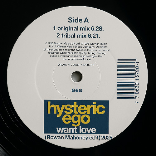 Hysteric Ego - Want Love (2025) - (Rowan Mahoney Edit)