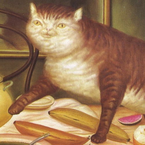 Кот с картины мем