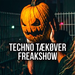 Hard Techno Mix - LIVE @ TECHNO TÆKØVER FREAKSHOW 🎃  Industrial Techno Live Set | Halloween Rave