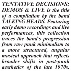 Stream Lifetime Piling Up by Talking Heads | Listen online for