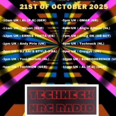 GMar on TECHNO TUESDAY #16 TECHNECK NRG RADIO 21.10.25