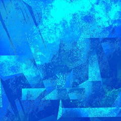 digitally enhanced domino (blue version)