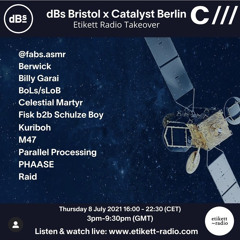 Billy Garai DBs Bristol X Catalyst Berlin Radio Takeover