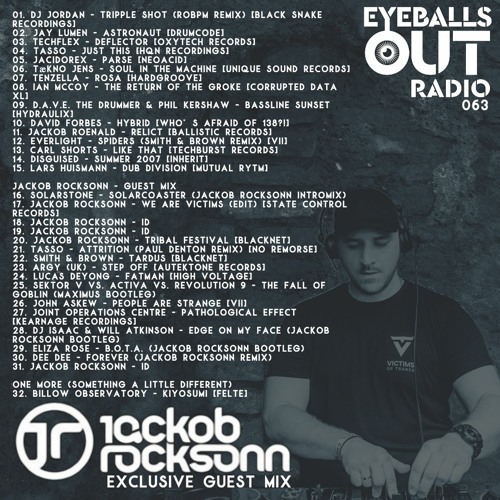 Eyeballs Out Radio 063 [Incl. Jackob Rocksonn Guest Mix]