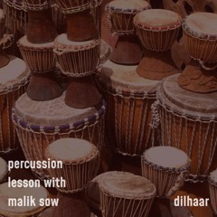 percussion lesson with malik sow