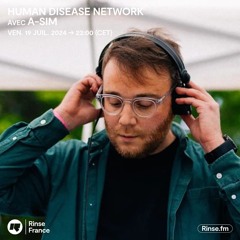 Human Disease Network avec A-Sim - 19 Juillet 2024