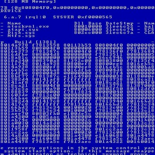 Windows XP Error Song