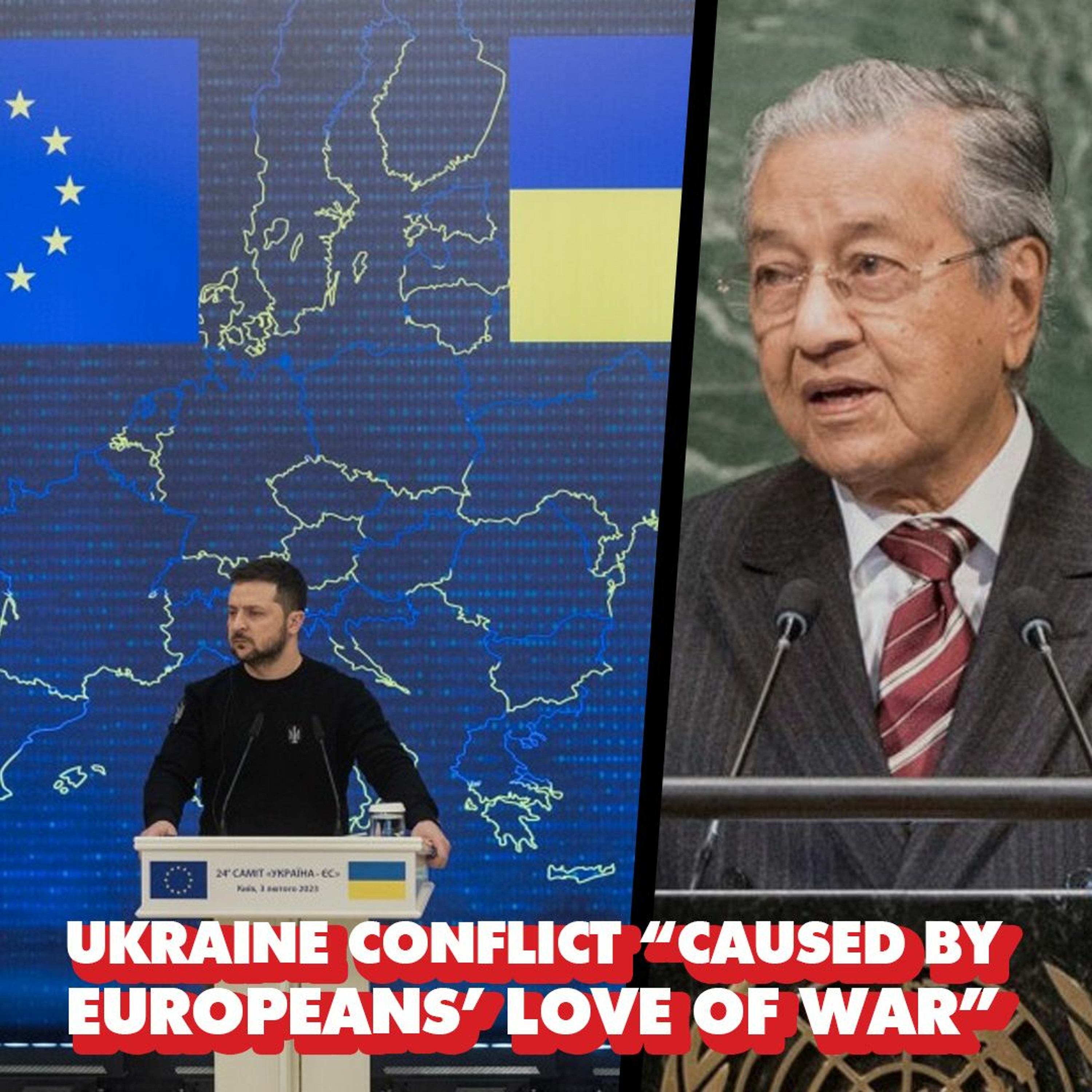 Ukraine conflict 'caused by Europeans' love of war, hegemony', says Malaysia's ex leader