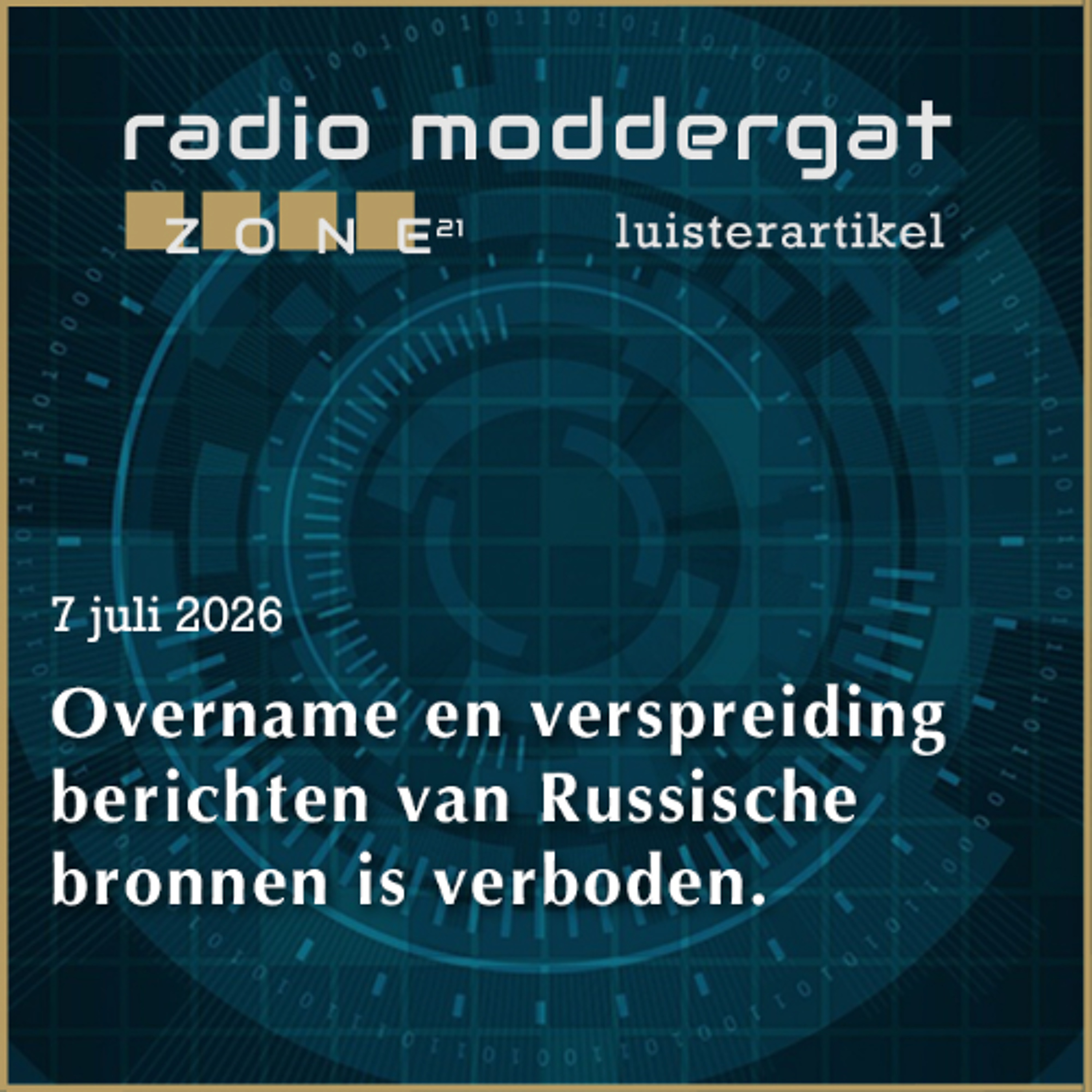 Radio Moddergat - 2026-07-07
