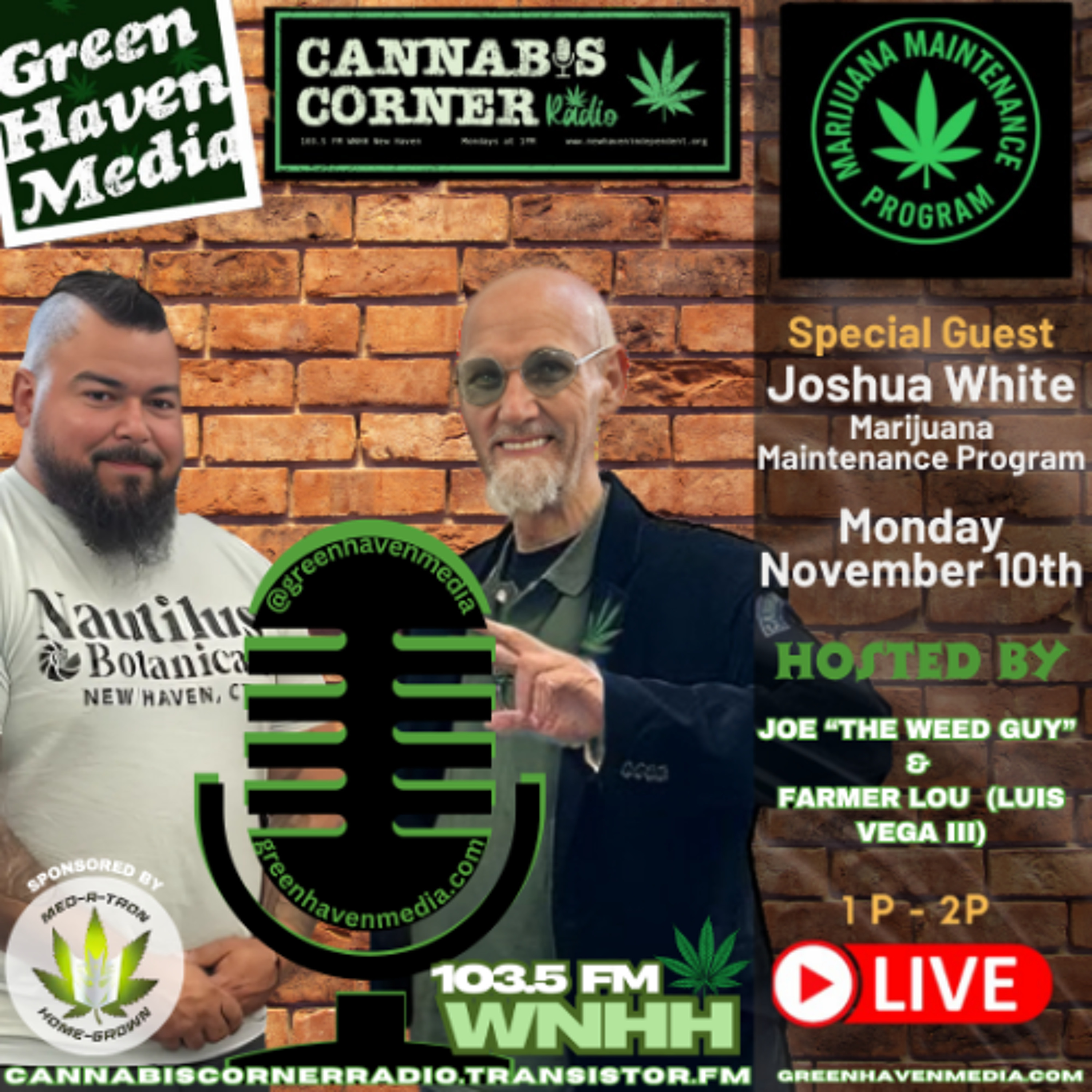 Cannabis Corner Radio: Nov 10, 2025 episode artwork