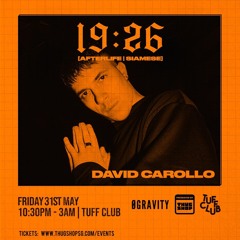 David Carollo at TUFF Club - warm up set for 19:26 (31.05.2024, Singapore)
