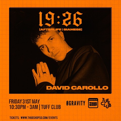 David Carollo at TUFF Club - warm up set for 19:26 (31.05.2024, Singapore)