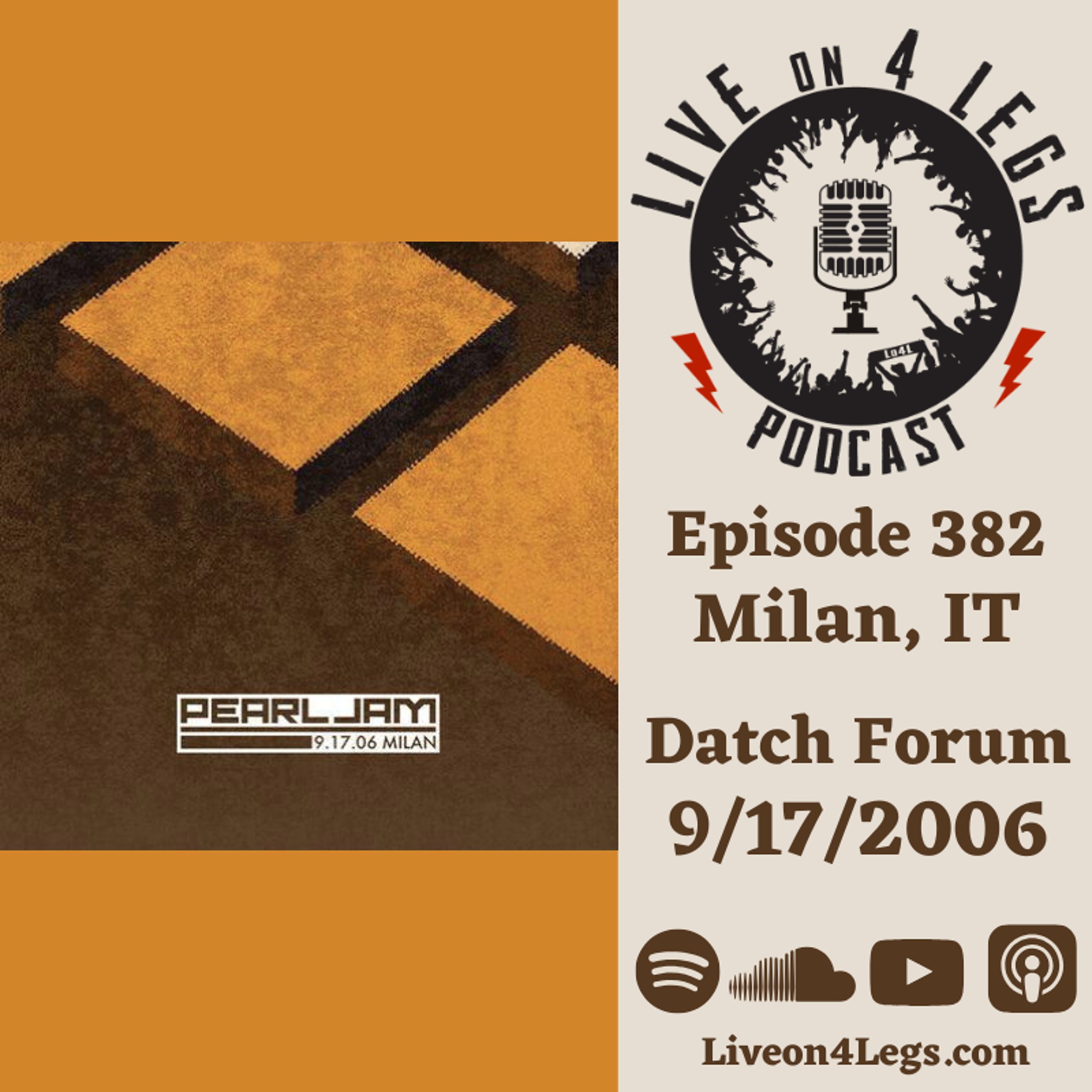 Episode 382: Milan, IT - 9/`17/2006 episode artwork