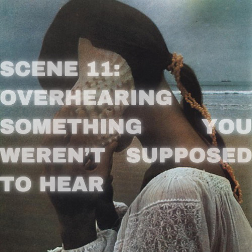 SCENE 11: Overhearing something you weren’t supposed to hear