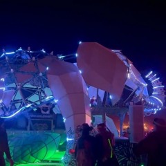Black Panda Live - Funkadelephant - Burning Man 2024 - Friday Night Art Burn