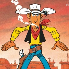 Lucky Luke is about to murder these 4 innocent men