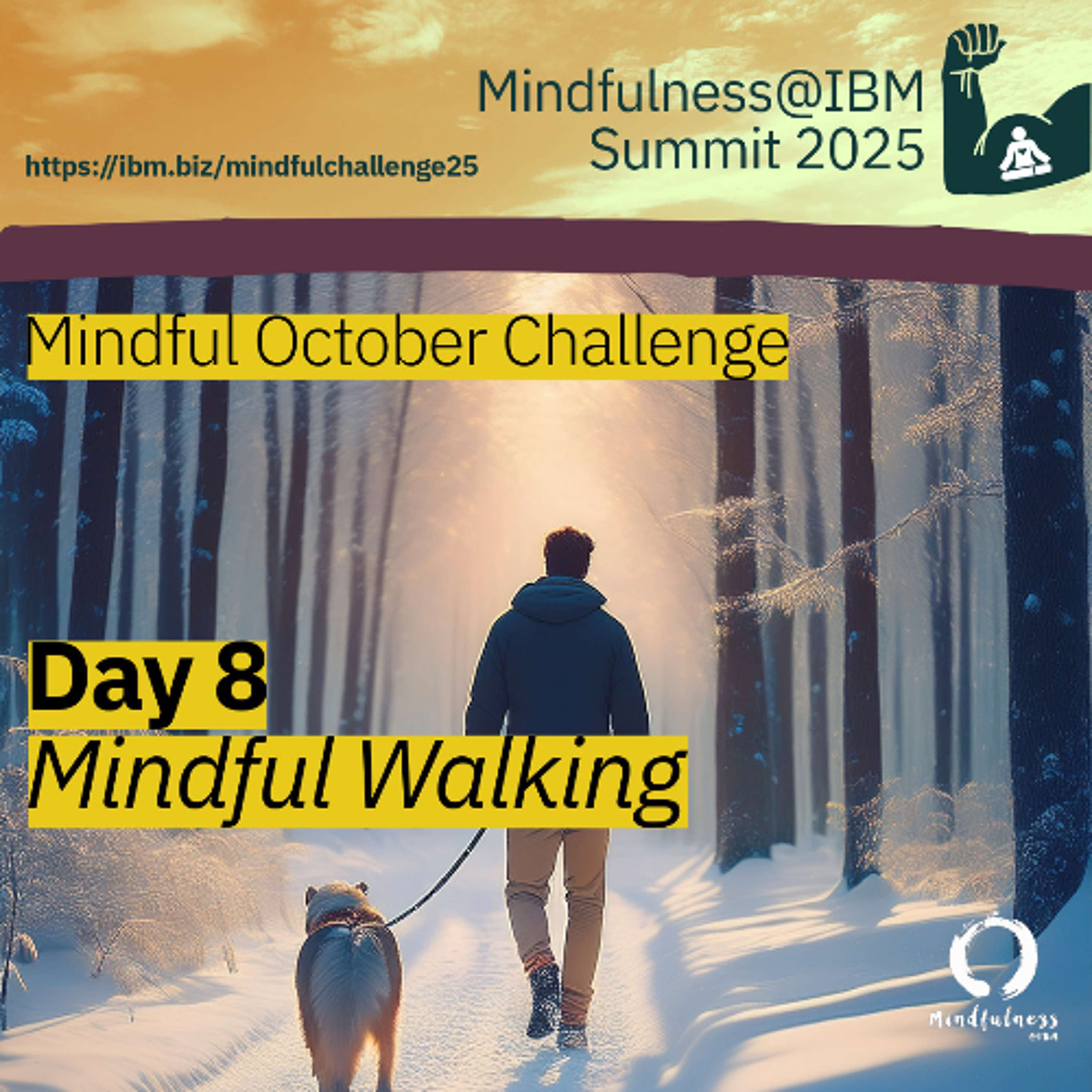 October Challenge 25 - Day 8 – Mindful Walking: A Moving Meditation for Mental Health episode artwork