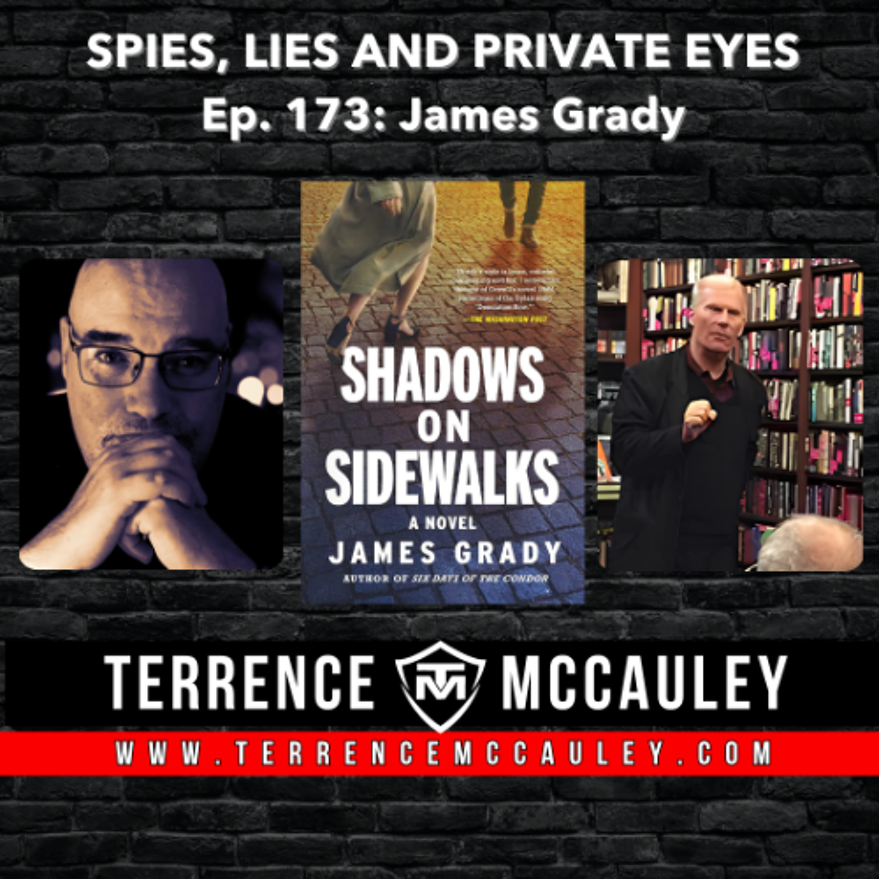 James Grady's propulsive new thriller SHADOWS ON SIDEWALKS episode artwork