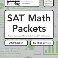 Access EBOOK ✅ SAT Math Packets (2020 Edition): Practice Materials and Study Guide fo