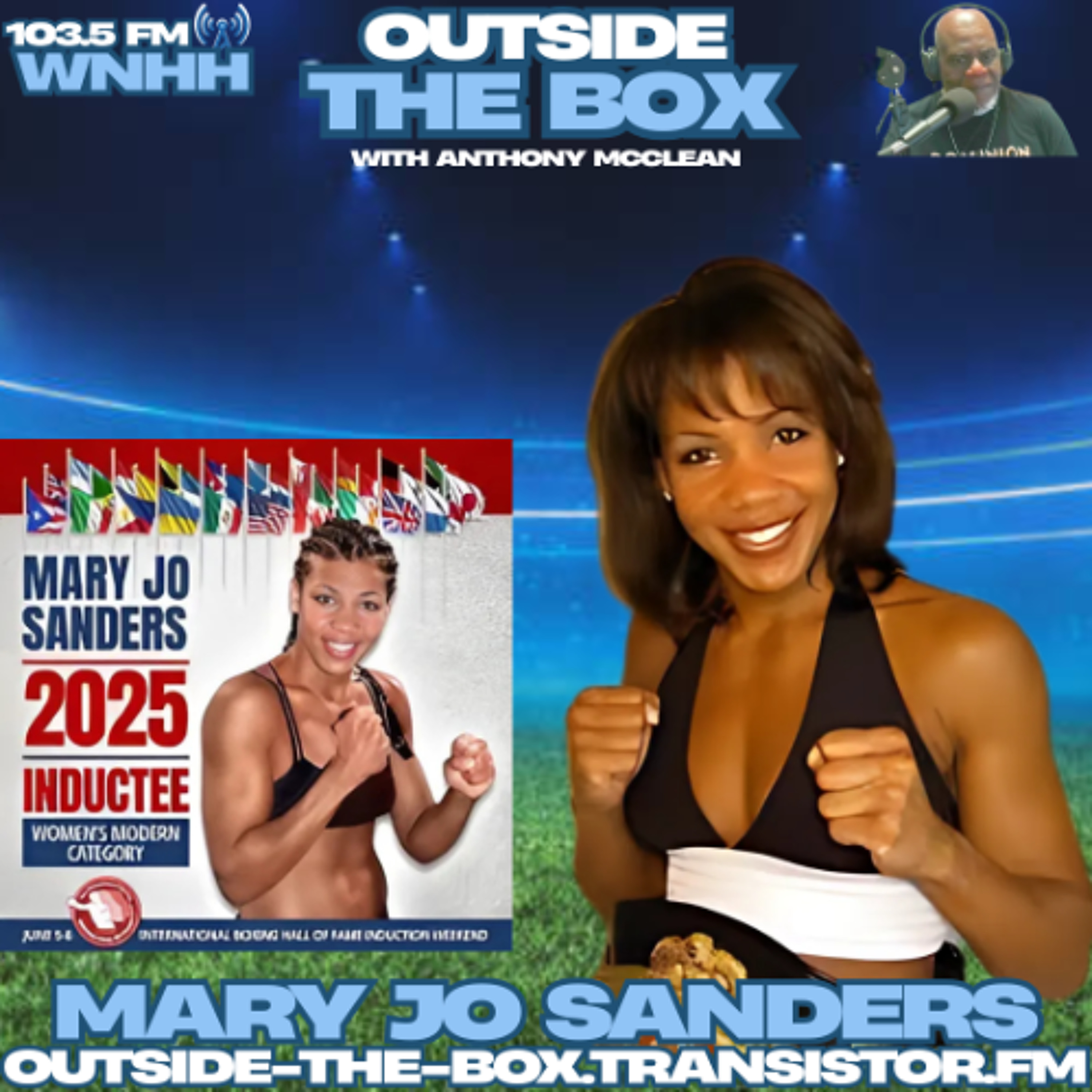 Outside The Box with Anthony McLean: Former Boxer and Analyst Mary Jo Sanders episode artwork