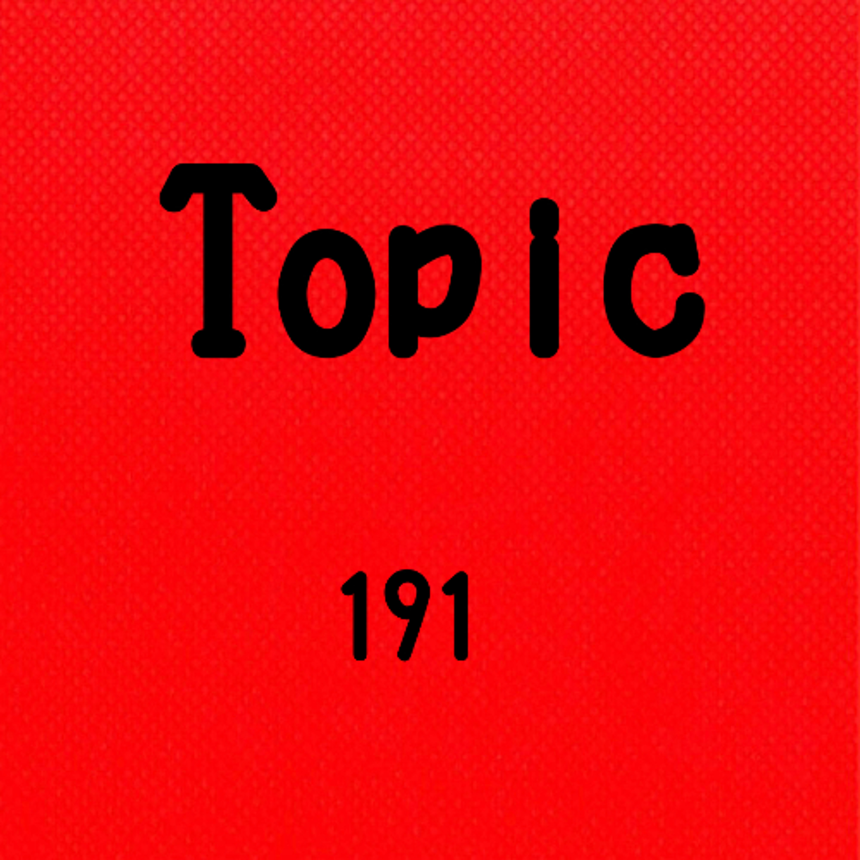 Topic episode artwork