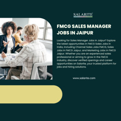 FMCG Sales Manager Jobs In Jaipur
