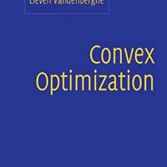 free EBOOK 📗 Convex Optimization by  Stephen  Boyd &  Lieven Vandenberghe [PDF EBOOK