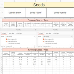 Spreadsheet Growing