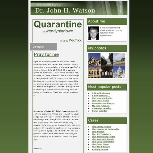 Quarantine by wendymarlowe