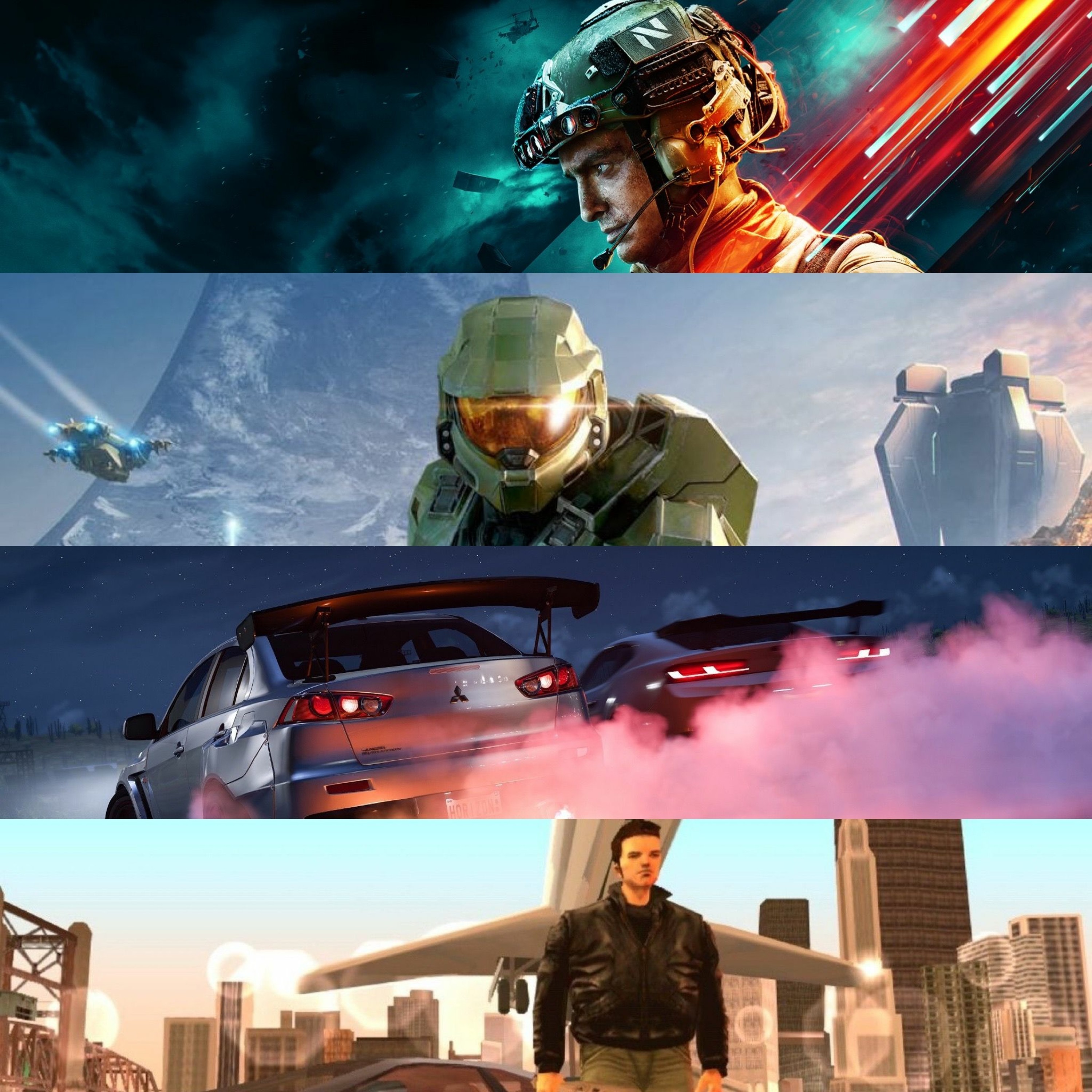 الحلقة 76: هيلو انفنيت، باتلفيلد 2042، فورزا هورايزن 5، ثلاثية جراند episode artwork