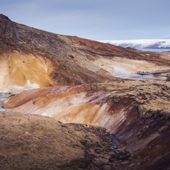 Iceland, Seltún Geothermal Area, March 2020