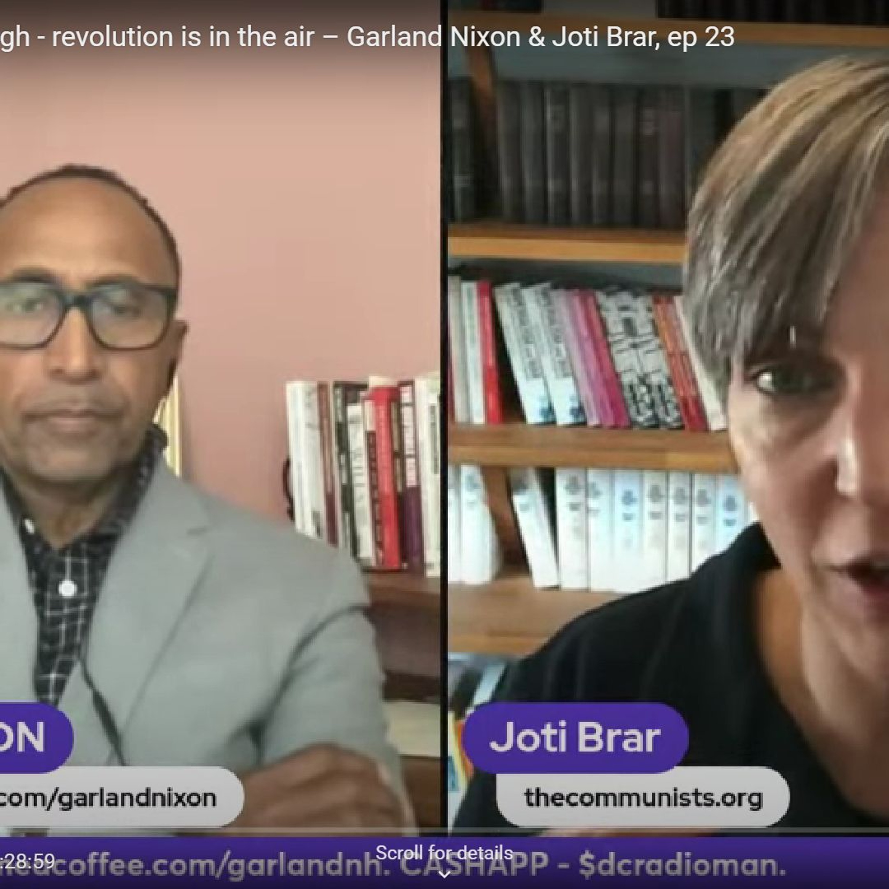 People have had enough revolution is in the air Garland Nixon and Joti Brar ep 23