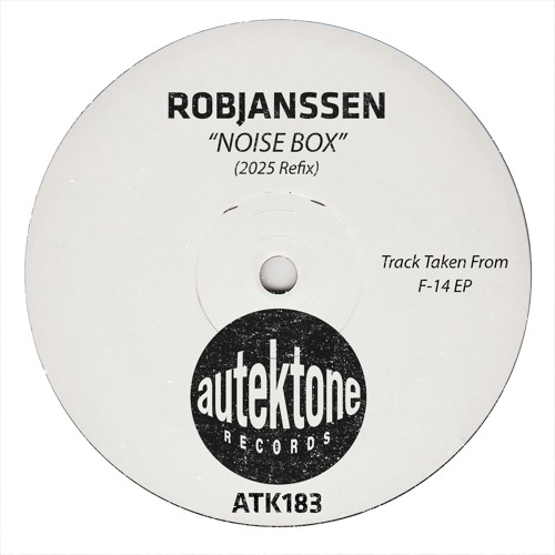 RobJanssen "Noise Box" (2025 Refix)(Preview)(Taken from F-14 Ep)(Out Now)