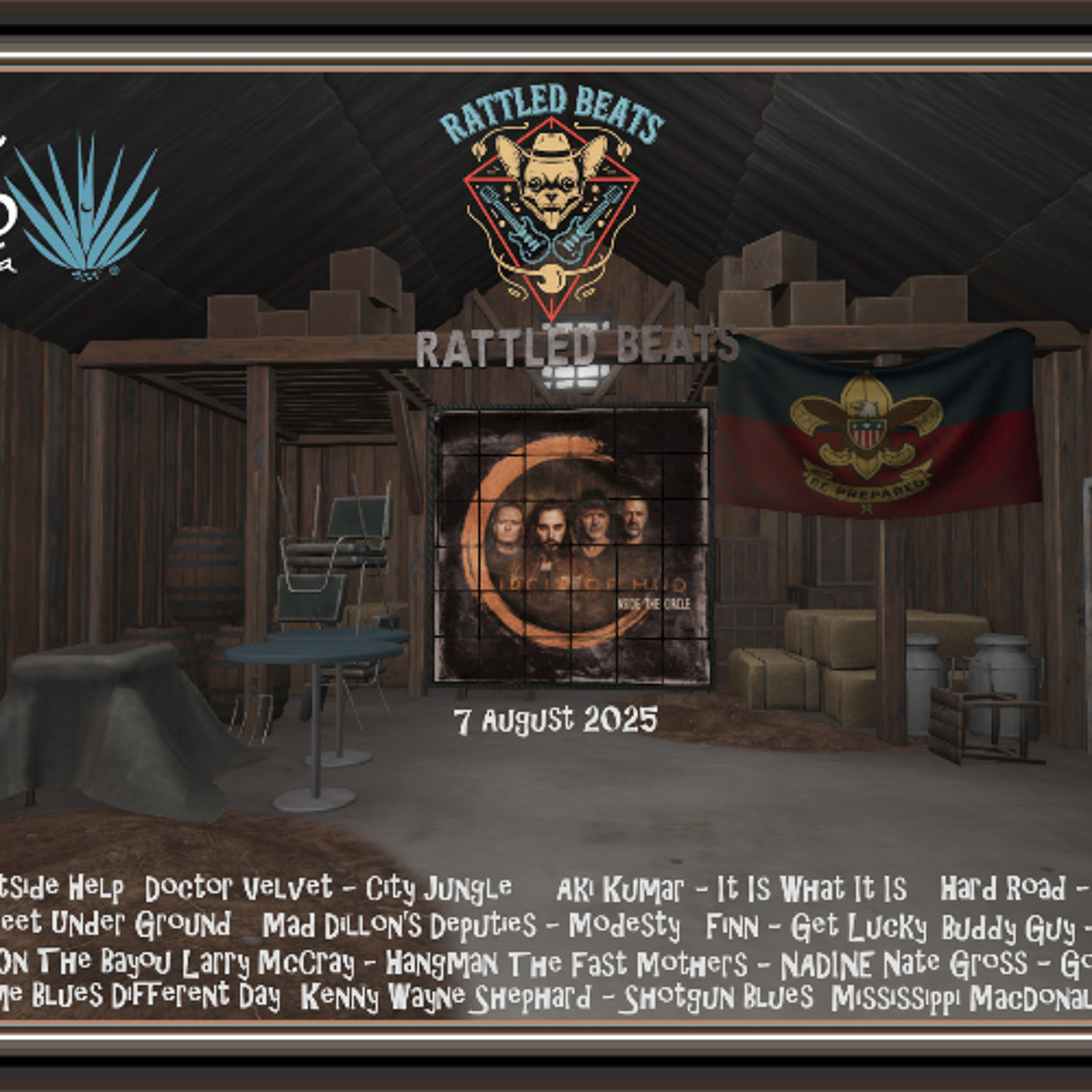 Rattled Beats 08-07-25 episode artwork