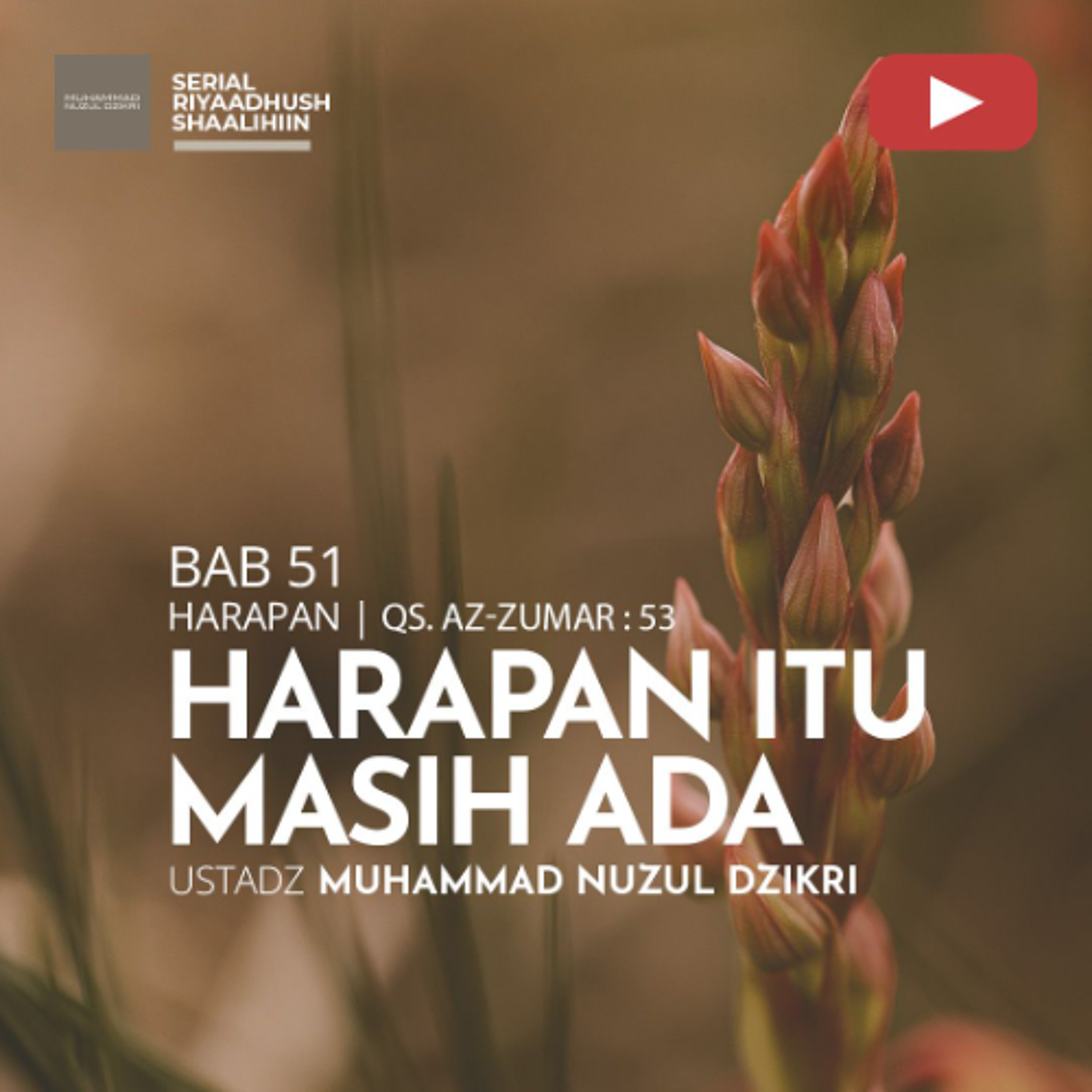 Riyaadhush Shaalihiin 2132. "HARAPAN ITU MASIH ADA" - Ustadz Muhammad Nuzul Dzikri episode artwork