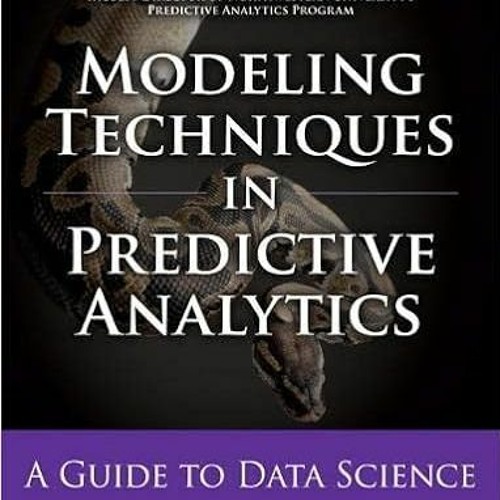 Stream Read pdf Modeling Techniques in Predictive Analytics with Python ...