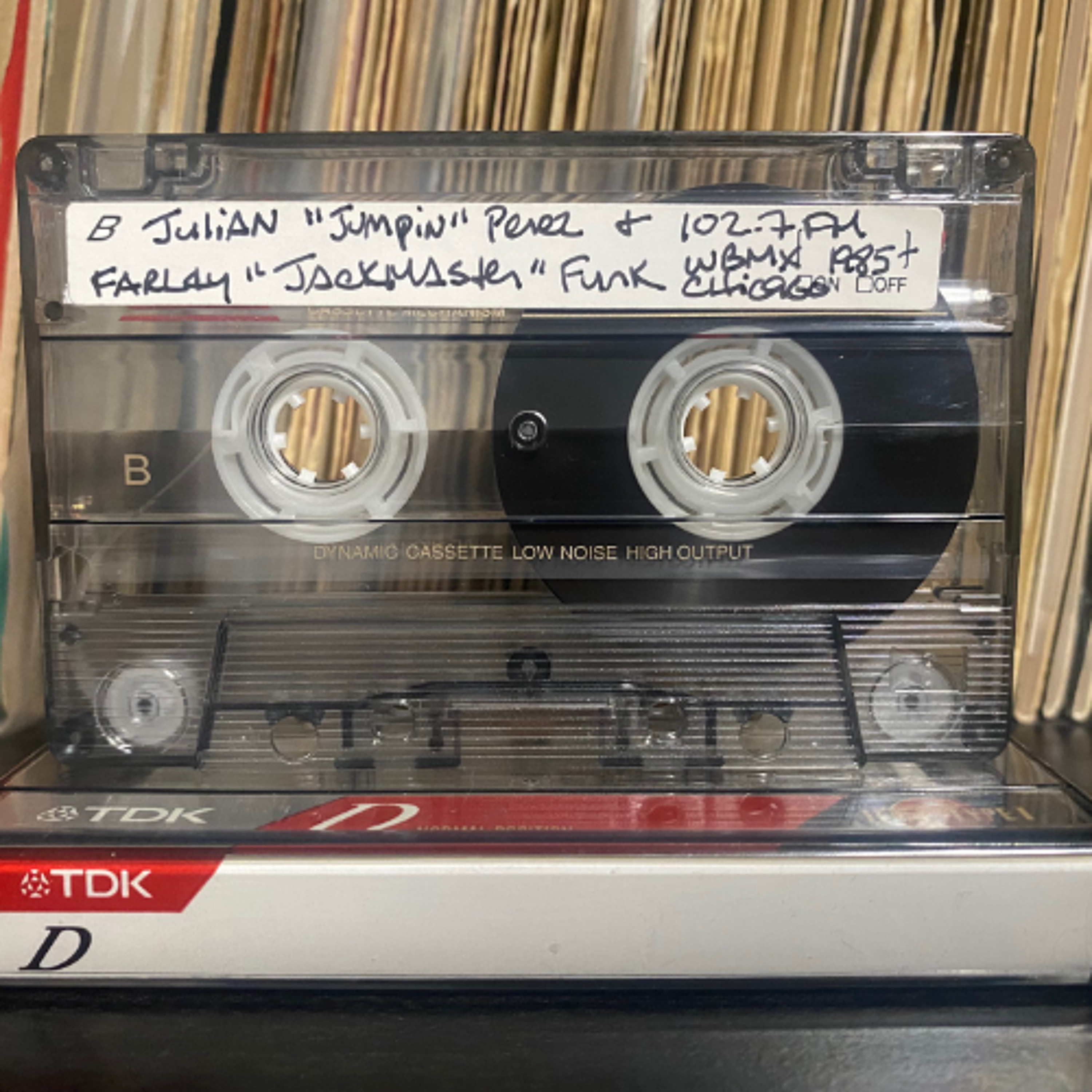 Julian 'Jumpin' Perez in2 Farley 'JackMaster' Funk - 102.7 FM WBMX, Chicago 1985' (Manny'z Tapez) episode artwork