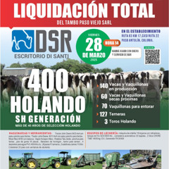 Federico Di Santi - Liquidación de tambo