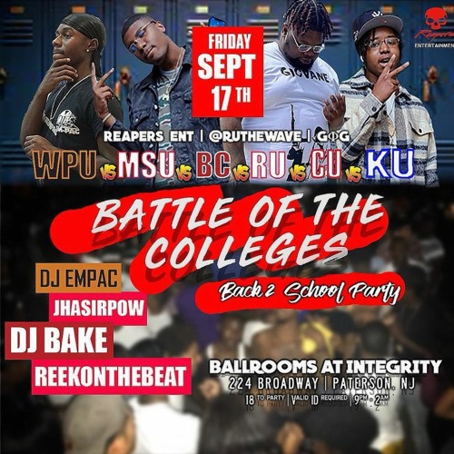 BATTLE OF THE COLLEGES Live Set 9/17/21
