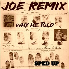 King Von Why He Told-Joe Remix  Sped Up