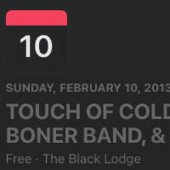 Live at The Black Lodge; Kalamazoo, Michigan; 2/10/2013