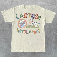 Lactose Intolerant Vintage Graphic Comfort Colors Shirt, Retro Milk 90s Cute Tee