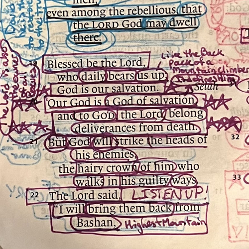 Psalm 68:19-35 - Mike Neff - (C, Am, F, C)