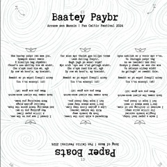 Baatey Paybr (Paper Boats) - Gaelg