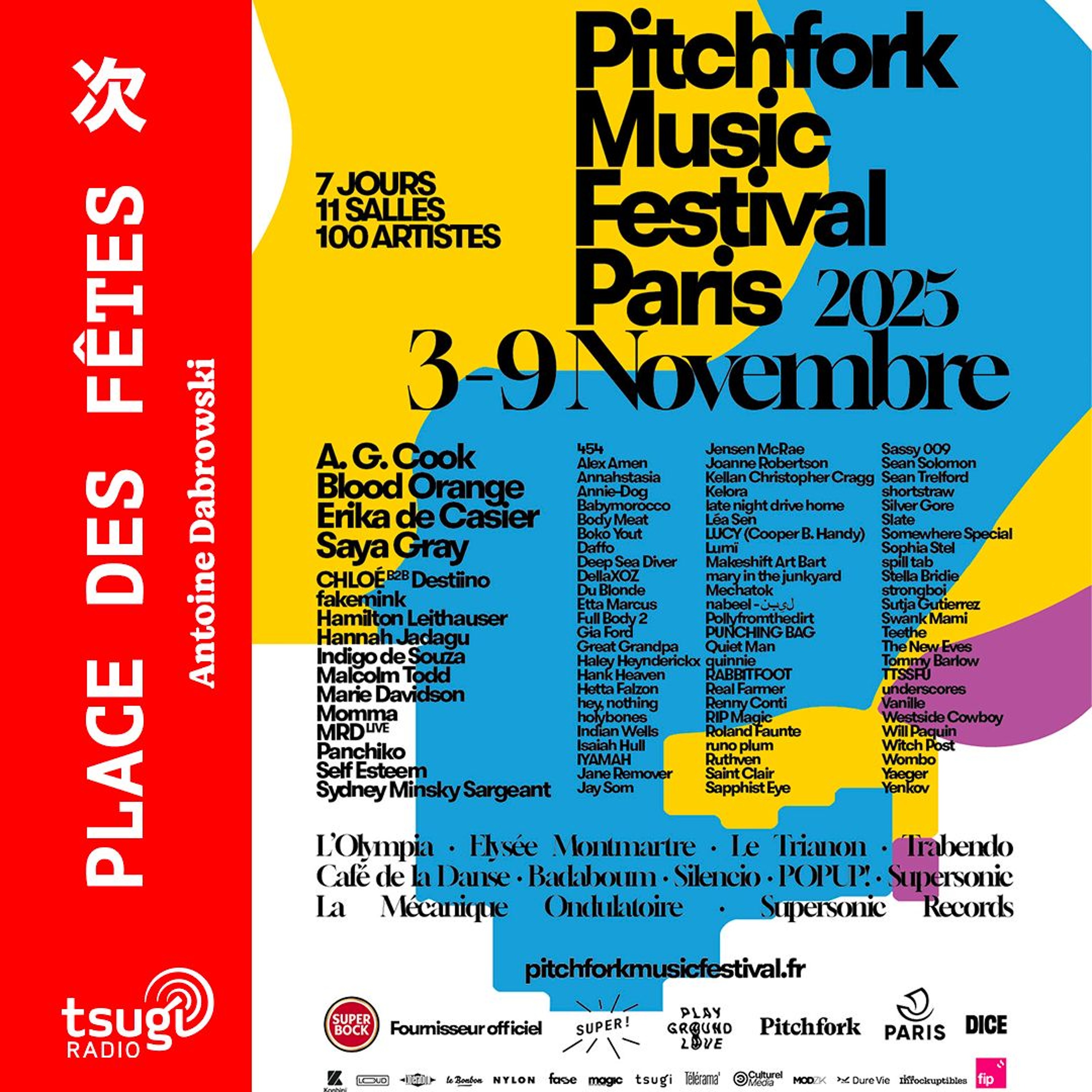 Place des Fêtes · Focus Pitchfork Music Festival Paris avec Chloé, Hannah Jadagu et Vanille
