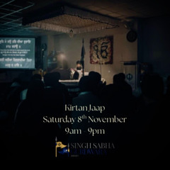 Bhai Taru Singh - Akhand Kirtan Jaap Derby 8/11/25