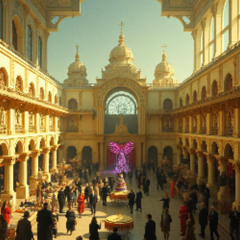 beauty of the royal courtyard