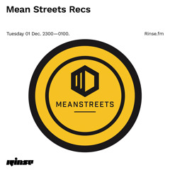 Mean Streets Recs - 01 December 2020